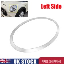 Left Passenger Side Headlight Trim Ring Chrome For Mini Cooper F55 F56 F57 13-19