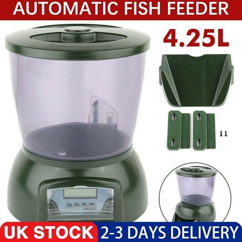 Automatic pond fish feeder - feeder, |