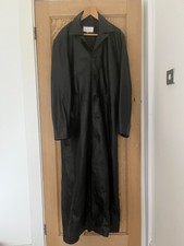 MENS LONG LEATHER VALI TRENCH