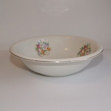 Vintage Large Empire Wash Bowl With Floral Decoration - 40cm
