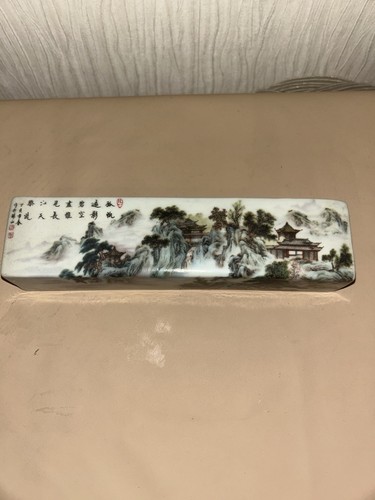 Chinese porcelain wrist rest - porcelain,