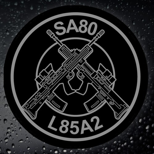 Sa80 l85a2 military rifle - sa80,