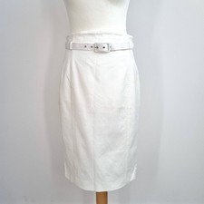 Coast White Pencil Skirt UK 12
