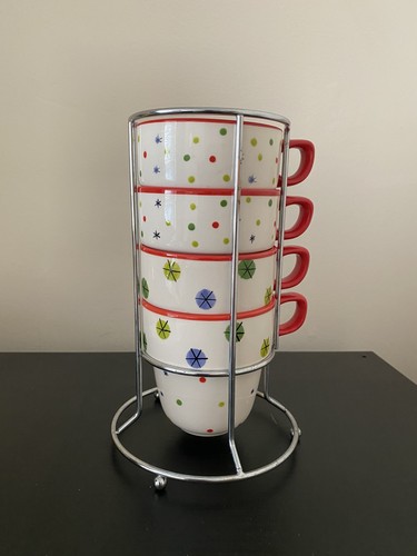 Stacking mugs spots - x, m&s