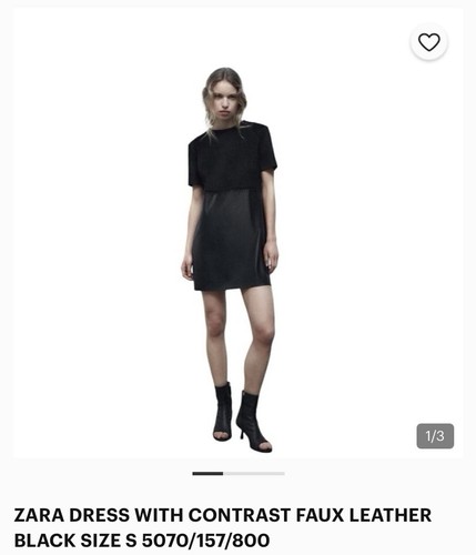 Zara dress with - zara, contrast