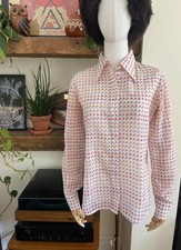 Vintage 1970s White Floral