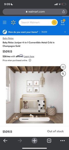 4in1 baby crib 