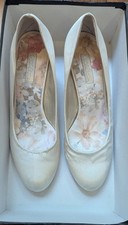 Rachel Simpson |  Maisie Ivory Satin | Wedding Shoes | Size 39