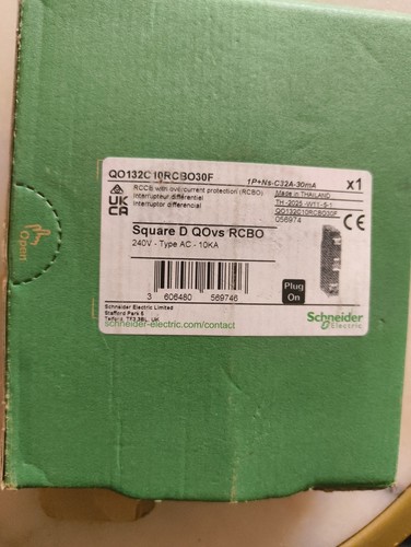 Square qovs rcbo type - square, ac