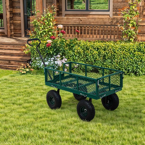 Steel trolley foldable - trolley, garden