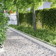 WALPLUS Lawn Edging White