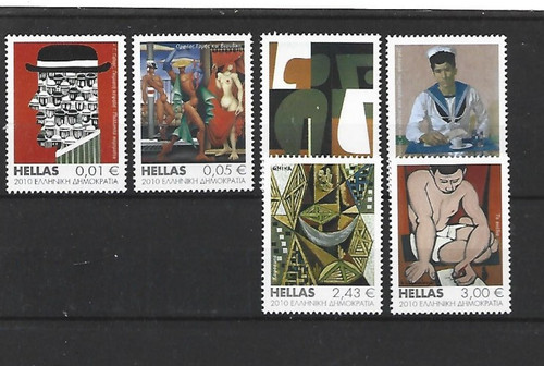 Greece mnh euro set 2010 - greece,
