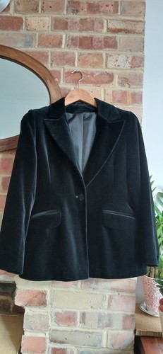Etam black velvet - etam, blazer