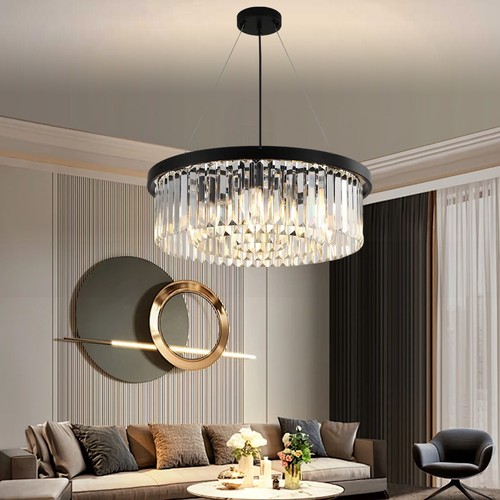 Modern crystal pendant - crystal,