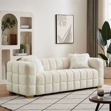 Teddy Fleece Fabric 3 Seater