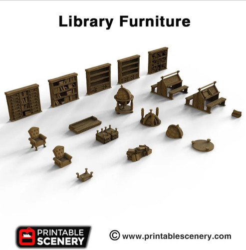 Library furnitures tabletop - library,