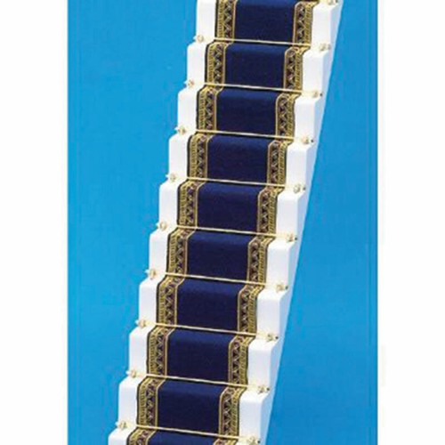 Dolls house stair carpet navy - stair,