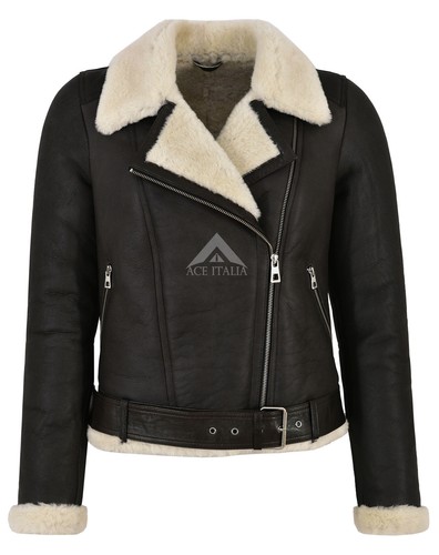 Ladies shearling sheepskin - shearling,