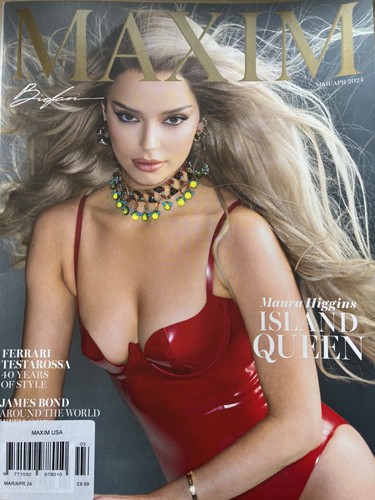 Maxim magazine maura higgins - magazine,