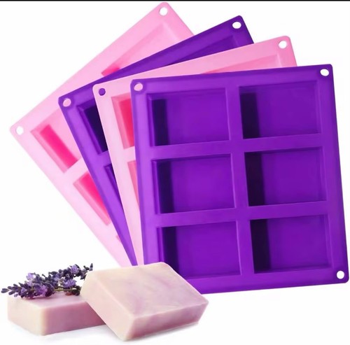Pink cavity rectangle soap - rectangle,