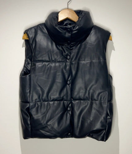 Zara black faux leather - zara,