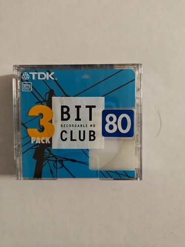 New tdk bit club - new, minidisc