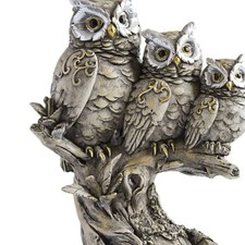 Modern Owl Statue Creative Tabletop Ornament Owl Figurines Living Room