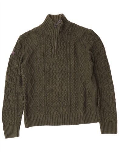 Superdry mens zip neck jumper - mens,