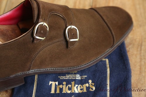 Tricker trickers brown suede - tricker's,