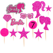 Glitter Cake Topper Cupcake