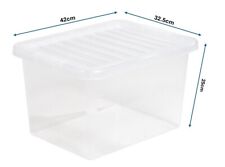 Wham Clear Plastic Storage Box
