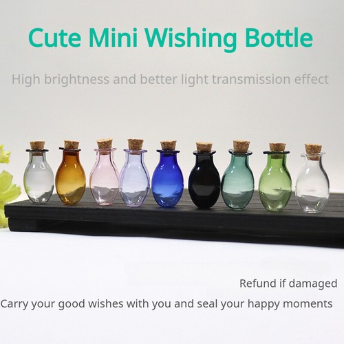 Mini glass bottles with - bottles, cork
