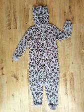 Girls Leopard Print all in one bodysuit 