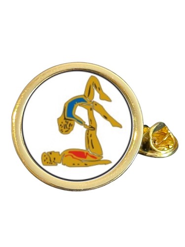 Gymnastics pair gold plated - gymnastics,