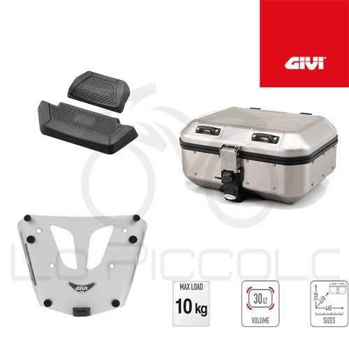 Givi aluminum suitcase dlm30a - givi,