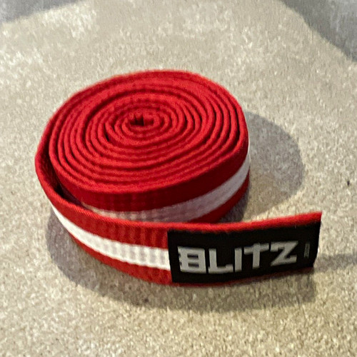 Blitz martial arts belt red - arts,