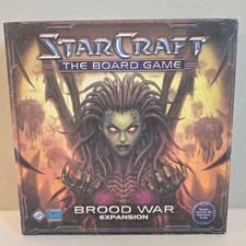 StarCraft the Board Game: Brood War Expansion - Worn Box, New Sealed Components