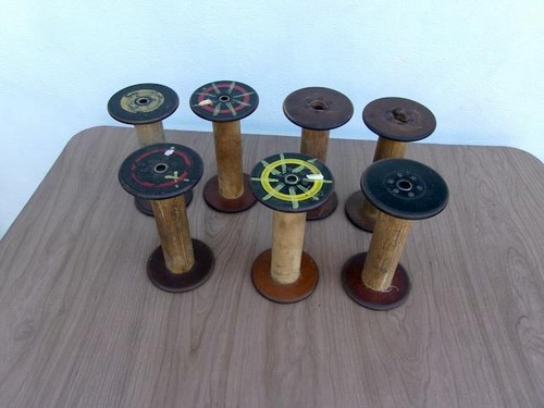 Antique wooden thread - (, )