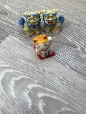 Japanese Lucky Cat And Shisa