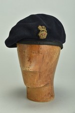 WW2 Uniform Beret. Brigadiers' s7 Navy Blue Embroidered Badge. DKC