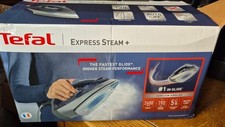 Tefal Express Steam Iron 2600W FV2882 270ml Durilium Airglide Soleplate Blue