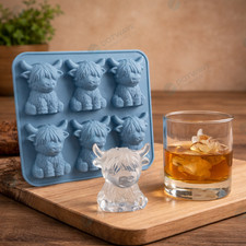 Mini Highland Cow Ice Cube