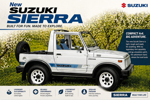 1987 suzuki sierra soft - 1987, top