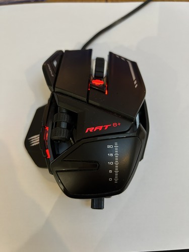 Rat gaming mouse black - rat, 6+