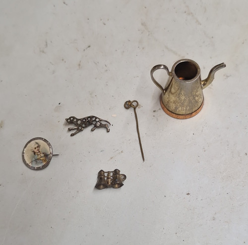 Vintage miniature lot brass - vintage,