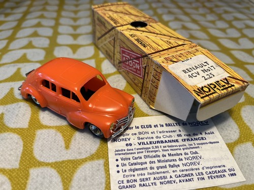 Norev renault 4cv orange - renault, 17