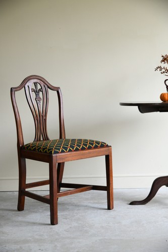 Single georgian style mahogany - single,