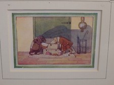 Original Vintage Margaret Tempest print Little Grey Rabbit Allison Uttley Mole