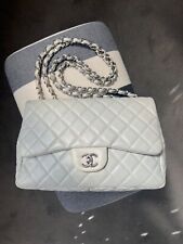 Chanel Classic Single Flap Jumbo Caviar Leather Quilted Handbag - Rare colour