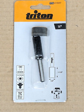 TRITON 1/4" STRAIGHT ROUTER BIT 1/2" X 1-1/4" 729207